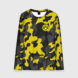 Лонгслив мужской Borussia 2018 Military Sport, цвет: 3D-принт