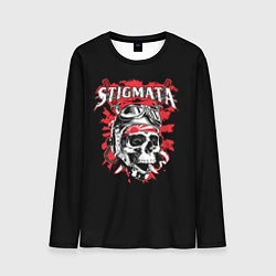 Мужской лонгслив Stigmata Skull