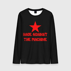 Лонгслив мужской Rage Against the Machine - red star, цвет: 3D-принт