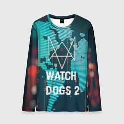 Мужской лонгслив Watch Dogs 2: Network Hack
