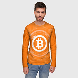 Лонгслив мужской Bitcoin Tech, цвет: 3D-принт — фото 2