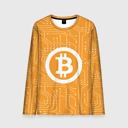 Мужской лонгслив Bitcoin: Orange Network