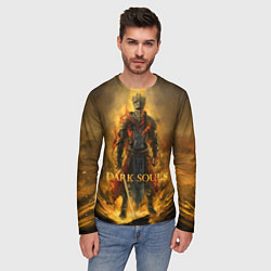 Лонгслив мужской Dark Souls: Flame Knight, цвет: 3D-принт — фото 2