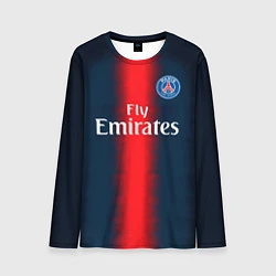 Лонгслив мужской FC PSG: Neymar Home 1819, цвет: 3D-принт