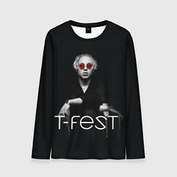 Мужской лонгслив T-Fest: Black Style