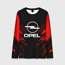 Лонгслив мужской Opel: Red Anger, цвет: 3D-принт