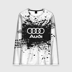 Мужской лонгслив Audi: Black Spray