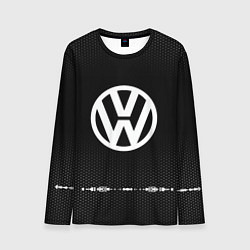 Мужской лонгслив Volkswagen: Black Abstract