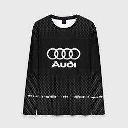Мужской лонгслив Audi: Black Abstract