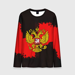 Лонгслив мужской Russia: Red Collection, цвет: 3D-принт
