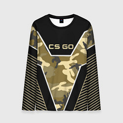 Мужской лонгслив CS:GO Khaki Camo