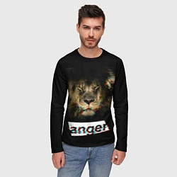 Лонгслив мужской Anger Lion, цвет: 3D-принт — фото 2