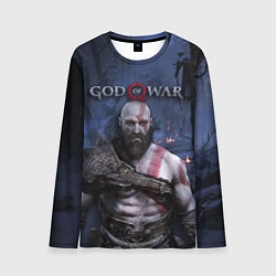 Лонгслив мужской God of War: Kratos, цвет: 3D-принт