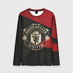 Лонгслив мужской FC Man United: Old Style, цвет: 3D-принт