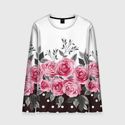 Мужской лонгслив Roses Trend