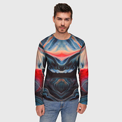 Лонгслив мужской Abstract collection, цвет: 3D-принт — фото 2