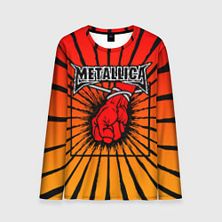 Лонгслив мужской Metallica Fist, цвет: 3D-принт