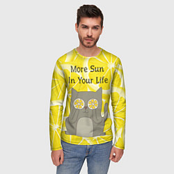 Лонгслив мужской More Sun In Your Life, цвет: 3D-принт — фото 2
