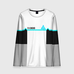 Лонгслив мужской RK800 White: Become Human, цвет: 3D-принт