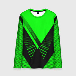 Лонгслив мужской Alpinism: Acid Green, цвет: 3D-принт