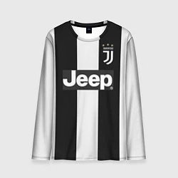 Лонгслив мужской FC Juventus: Ronaldo Home 18-19, цвет: 3D-принт