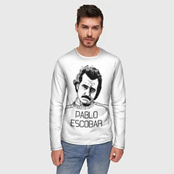 Лонгслив мужской Pablo Escobar, цвет: 3D-принт — фото 2