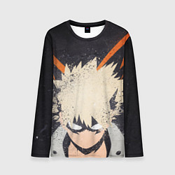 Мужской лонгслив KATSUKI BAKUGOU рыжее из головы
