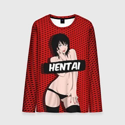 Лонгслив мужской HENTAI CHAN, цвет: 3D-принт