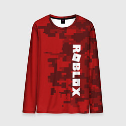 Мужской лонгслив ROBLOX: Red Camo