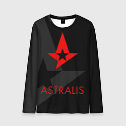 Лонгслив мужской Astralis: Black Style, цвет: 3D-принт