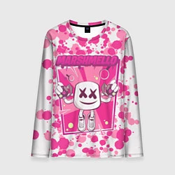 Лонгслив мужской Marshmello: Pink Fashion, цвет: 3D-принт