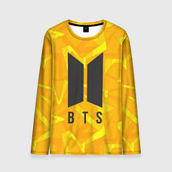 Лонгслив мужской BTS: Yellow Style, цвет: 3D-принт