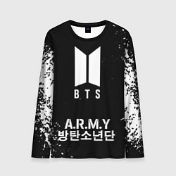 Лонгслив мужской BTS ARMY, цвет: 3D-принт