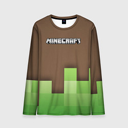 Мужской лонгслив Minecraft - Логотип