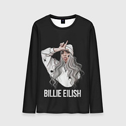 Лонгслив мужской BILLIE EILISH, цвет: 3D-принт