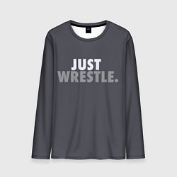 Лонгслив мужской Just wrestle, цвет: 3D-принт