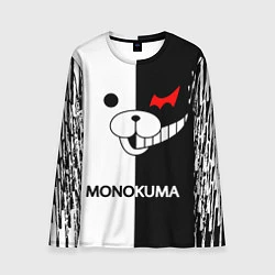 Лонгслив мужской MONOKUMA, цвет: 3D-принт