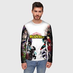 Лонгслив мужской My Hero Academia противостояние, цвет: 3D-принт — фото 2