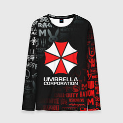 Мужской лонгслив RESIDENT EVIL UMBRELLA CORP