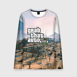 Лонгслив мужской Grand Theft Auto 5, цвет: 3D-принт