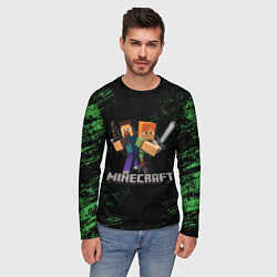 Лонгслив мужской MINECRAFT, цвет: 3D-принт — фото 2