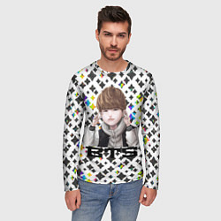 Лонгслив мужской BTS, цвет: 3D-принт — фото 2