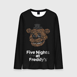 Лонгслив мужской FIVE NIGHTS AT FREDDYS, цвет: 3D-принт
