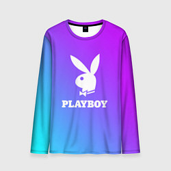 Лонгслив мужской PLAYBOY, цвет: 3D-принт