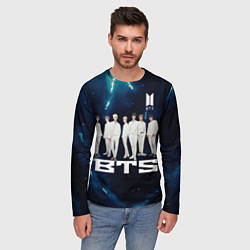 Лонгслив мужской BTS, цвет: 3D-принт — фото 2