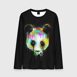 Лонгслив мужской Панда в краске, цвет: 3D-принт