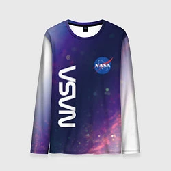 Лонгслив мужской NASA НАСА, цвет: 3D-принт