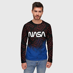 Лонгслив мужской NASA НАСА, цвет: 3D-принт — фото 2