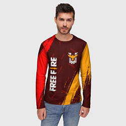 Лонгслив мужской FREE FIRE ФРИ ФАЕР, цвет: 3D-принт — фото 2