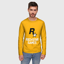 Лонгслив мужской Рокстар, цвет: 3D-принт — фото 2